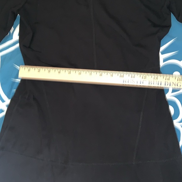 ATHLETA short sleeve A line dress black cotton XS fit& flare excellent condition - Picture 3 of 8